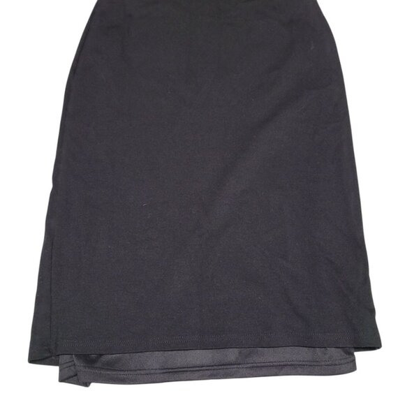 Lulus Black Dress Open Back Fitted Zip Back Ruffle Cap Sleeve Womens Medium - Picture 7 of 12